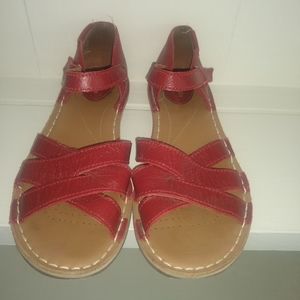 🌼Red Clark's Artisan Sandals